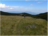 Planina Ravne - Kocbekov dom na Korošici